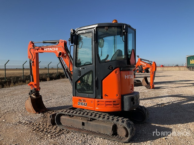 2016 Hitachi ZX26U-5 Mini Excavator: <6.6t - Mini pelle: photos 4 2016 Hitachi ZX26U-5 Mini Excavator: <6.6t - Mini pelle: photos 4