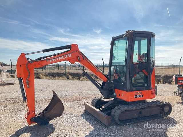 2016 Hitachi ZX26U-5 Mini Excavator: <6.6t - Mini pelle: photos 2 2016 Hitachi ZX26U-5 Mini Excavator: <6.6t - Mini pelle: photos 2