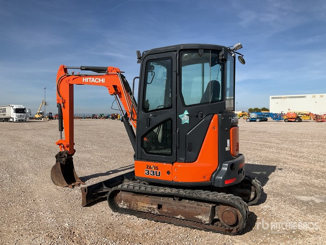 2016 Hitachi ZX33U-5 Mini Excavator: <6.6t - Mini pelle: photos 3 2016 Hitachi ZX33U-5 Mini Excavator: <6.6t - Mini pelle: photos 3