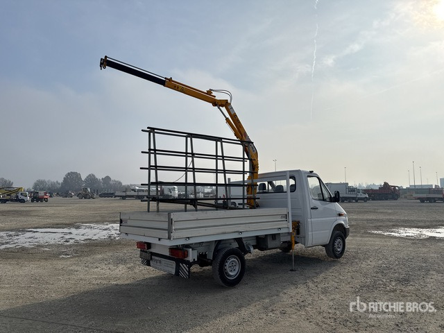1997 Mercedes-Benz 312DT 1996 Nuova Copma C165/1 890 kg on Flatbed Truck with Crane - Camion plateau: photos 3 1997 Mercedes-Benz 312DT 1996 Nuova Copma C165/1 890 kg on Flatbed Truck with Crane - Camion plateau: photos 3