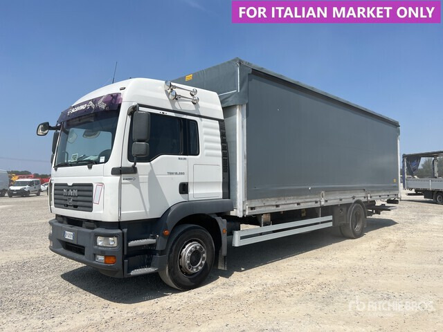 2008 MAN TGM18.280 4x2 Curtain Side Truck - Broyeur/ Épareuse: photos 2 2008 MAN TGM18.280 4x2 Curtain Side Truck - Broyeur/ Épareuse: photos 2