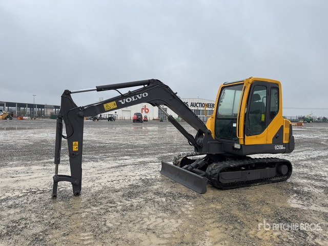 2015 Volvo EC55B Mini Excavator: <6.6t - Mini pelle: photos 1 2015 Volvo EC55B Mini Excavator: <6.6t - Mini pelle: photos 1