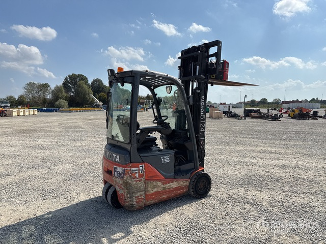 2017 Toyota 8FBET15 1500 kg Electric Forklift - Chariot élévateur électrique: photos 4 2017 Toyota 8FBET15 1500 kg Electric Forklift - Chariot élévateur électrique: photos 4