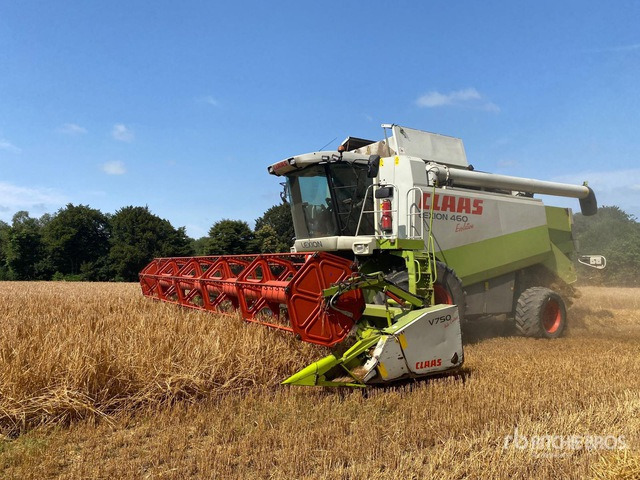 2003 Claas Lexion 460 Evolution Caterpillar C9 engine, with hea ... Combine Harvester - Moissonneuse-batteuse: photos 2 2003 Claas Lexion 460 Evolution Caterpillar C9 engine, with hea ... Combine Harvester - Moissonneuse-batteuse: photos 2