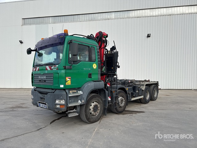 2006 MAN TGA 35.350 8x4 Camion Ampliroll Grue Palfi ... Roll-Off Truck - Camion ampliroll, Camion grue: photos 1 2006 MAN TGA 35.350 8x4 Camion Ampliroll Grue Palfi ... Roll-Off Truck - Camion ampliroll, Camion grue: photos 1