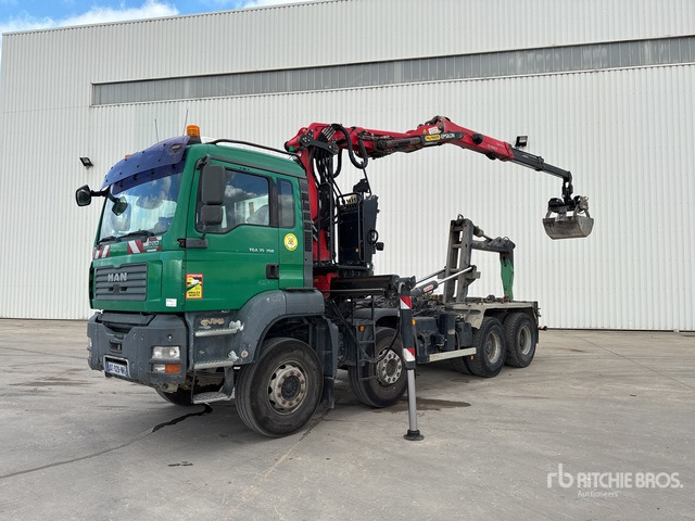 2006 MAN TGA 35.350 8x4 Camion Ampliroll Grue Palfi ... Roll-Off Truck - Camion ampliroll, Camion grue: photos 2 2006 MAN TGA 35.350 8x4 Camion Ampliroll Grue Palfi ... Roll-Off Truck - Camion ampliroll, Camion grue: photos 2