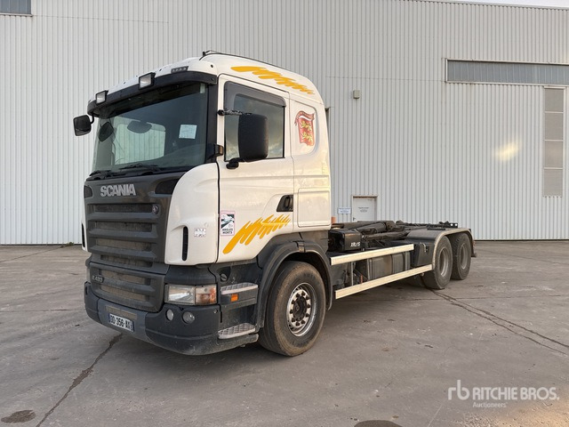 2007 Scania R420 6x2 Camion Ampliroll 6x2 Roll-Off Truck - Camion ampliroll: photos 1 2007 Scania R420 6x2 Camion Ampliroll 6x2 Roll-Off Truck - Camion ampliroll: photos 1