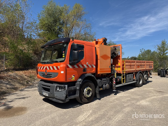 2012 Renault Premium 380DXi Fassi F155A.0.23 6000 kg Articu ... Flatbed Truck with Crane - Camion plateau, Camion grue: photos 1 2012 Renault Premium 380DXi Fassi F155A.0.23 6000 kg Articu ... Flatbed Truck with Crane - Camion plateau, Camion grue: photos 1