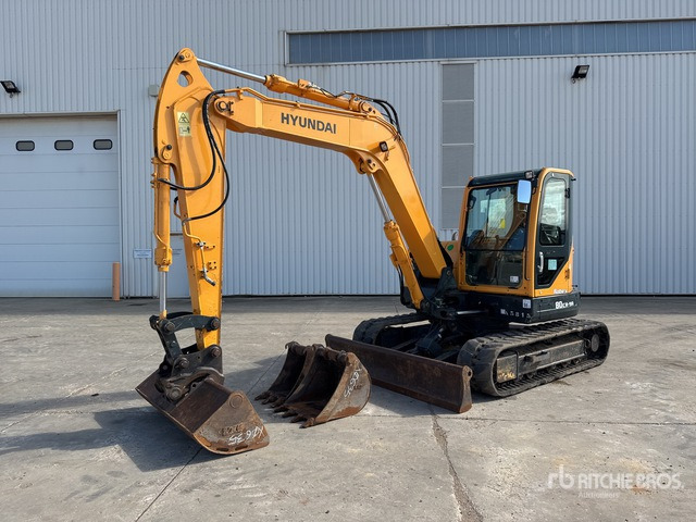 2018 Hyundai R80CR-9A Pelle Sur Chenilles Tracked Excavator - Pelle sur chenille: photos 1 2018 Hyundai R80CR-9A Pelle Sur Chenilles Tracked Excavator - Pelle sur chenille: photos 1