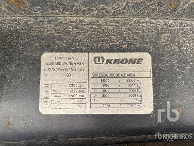 KRONE SD Tri/A Semi-Remorque A Rideaux C ... - Semi-remorque benne: photos 5 KRONE SD Tri/A Semi-Remorque A Rideaux C ... - Semi-remorque benne: photos 5
