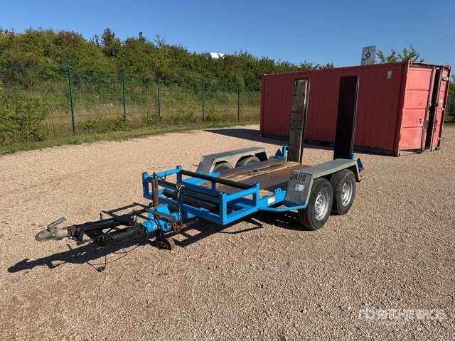 Moiroud TR2000A Flatbed Trailer - Broyeur/ Épareuse: photos 1 Moiroud TR2000A Flatbed Trailer - Broyeur/ Épareuse: photos 1