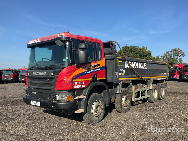 2016 Scania P410 8x4 Twin-Steer Tri/A Dump Truck - Camion benne: photos 4 2016 Scania P410 8x4 Twin-Steer Tri/A Dump Truck - Camion benne: photos 4