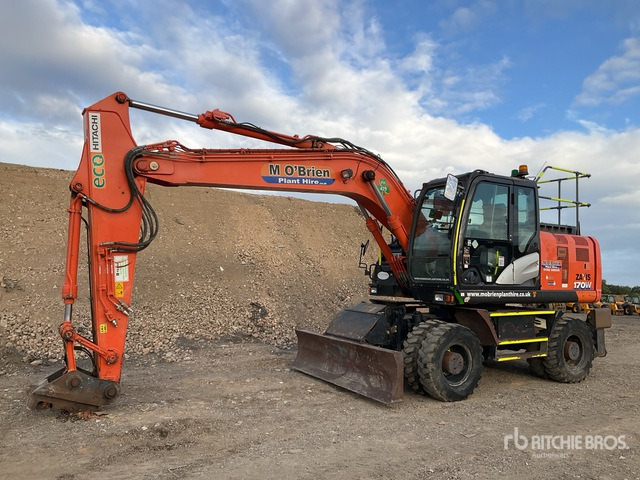 2017 Hitachi ZX170W-6 Highway Wheeled Excavator - Pelle sur pneus: photos 2 2017 Hitachi ZX170W-6 Highway Wheeled Excavator - Pelle sur pneus: photos 2