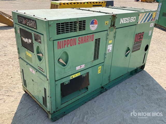 1990 Nippon Sharyo NES60SHI 50 kVA Skid-Mounted Generator Set - Groupe électrogène: photos 1 1990 Nippon Sharyo NES60SHI 50 kVA Skid-Mounted Generator Set - Groupe électrogène: photos 1