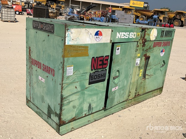 1990 Nippon Sharyo NES60SHI 50 kVA Skid-Mounted Generator Set - Groupe électrogène: photos 3 1990 Nippon Sharyo NES60SHI 50 kVA Skid-Mounted Generator Set - Groupe électrogène: photos 3