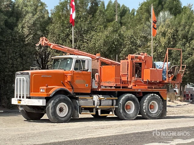 1995 Western Star 4966S Altec TH7 on 6x4 Drill Truck - Foreuse: photos 2 1995 Western Star 4966S Altec TH7 on 6x4 Drill Truck - Foreuse: photos 2