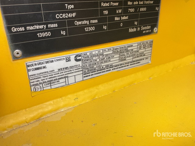 2013 Dynapac CC624HF Double Drum Roller - Rouleau compresseur: photos 3 2013 Dynapac CC624HF Double Drum Roller - Rouleau compresseur: photos 3