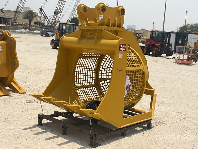 2025 Hongwing PC200RSL Hydraulic rotating (Unused) Excavator Screening Bucket - Godet de tri: photos 2 2025 Hongwing PC200RSL Hydraulic rotating (Unused) Excavator Screening Bucket - Godet de tri: photos 2