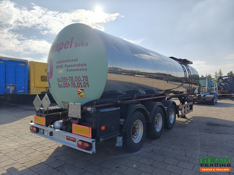 Atcomex TO/27TRI/38ST Bitum - 3-Assen ROR - ADR FL AT - 30.000L - LiftAs - Schijfremmen - Semi-remorque citerne: photos 2 Atcomex TO/27TRI/38ST Bitum - 3-Assen ROR - ADR FL AT - 30.000L - LiftAs - Schijfremmen - Semi-remorque citerne: photos 2