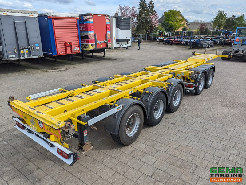 D-Tec CT-35-02 + CT-60-05D - 2 COMBI chassis - 3 StuurAssen - 4 LiftAssen - QuickLocks - Semi-remorque porte-conteneur/ Caisse mobile: photos 1 D-Tec CT-35-02 + CT-60-05D - 2 COMBI chassis - 3 StuurAssen - 4 LiftAssen - QuickLocks - Semi-remorque porte-conteneur/ Caisse mobile: photos 1