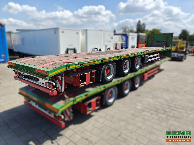 HRD NTS 3-Assen SAF - MEGA - Heavy Duty - Rongpotten/Rongen - Schuine Achterkant met Rijgoot - Zware kantbalk - Semi-remorque plateau: photos 1 HRD NTS 3-Assen SAF - MEGA - Heavy Duty - Rongpotten/Rongen - Schuine Achterkant met Rijgoot - Zware kantbalk - Semi-remorque plateau: photos 1