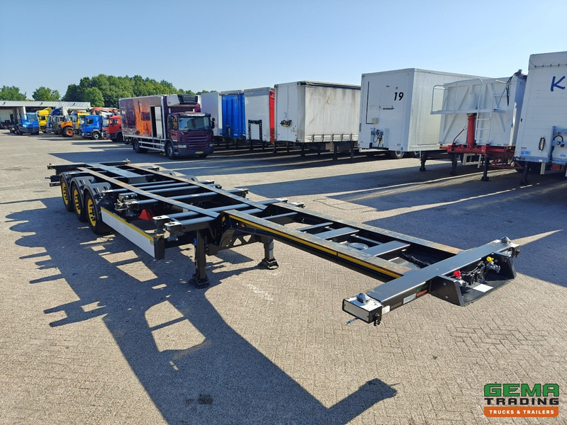 Semi-remorque porte-conteneur/ Caisse mobile Kögel PORT 40 SIMPLEX 20 3-Assen SAF - Schijfremmen - 20/30/40FT Aansluiting - Achterschuiver: photos 9