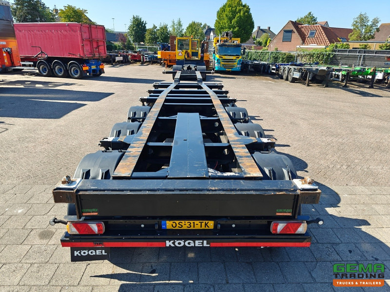 Semi-remorque porte-conteneur/ Caisse mobile Kögel PORT 40 SIMPLEX 20 3-Assen SAF - Schijfremmen - 20/30/40FT Aansluiting - Achterschuiver: photos 7