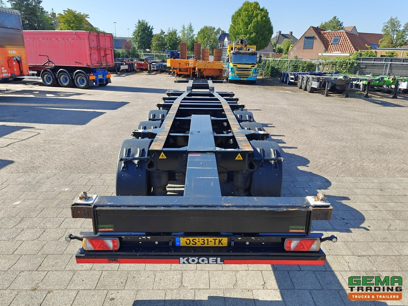 Semi-remorque porte-conteneur/ Caisse mobile Kögel PORT 40 SIMPLEX 20 3-Assen SAF - Schijfremmen - 20/30/40FT Aansluiting - Achterschuiver: photos 8