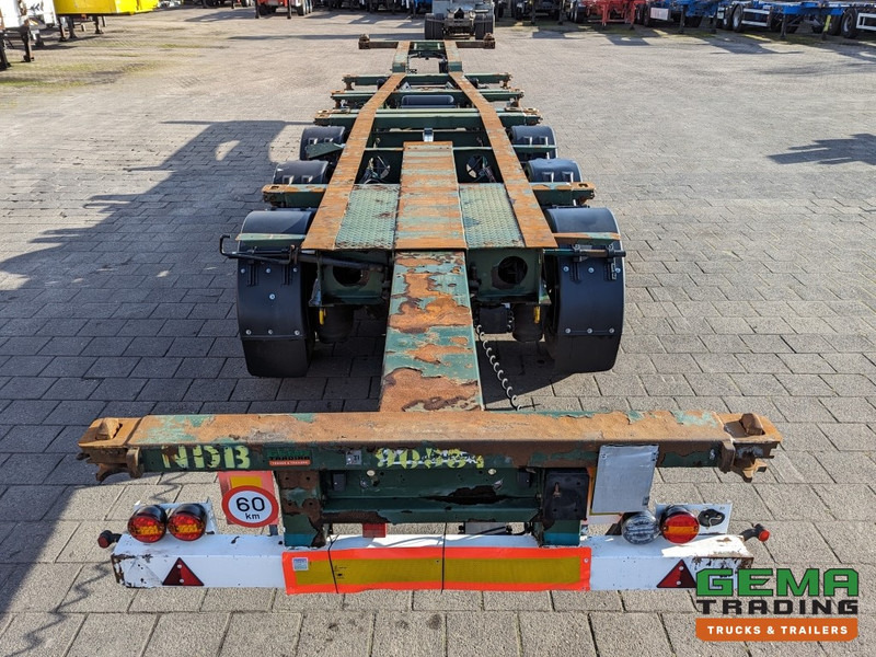 Semi-remorque porte-conteneur/ Caisse mobile Krone SD 27 3-Assen BPW Kont Schuiver - DrumBrakes - 5280kg (O1776): photos 8