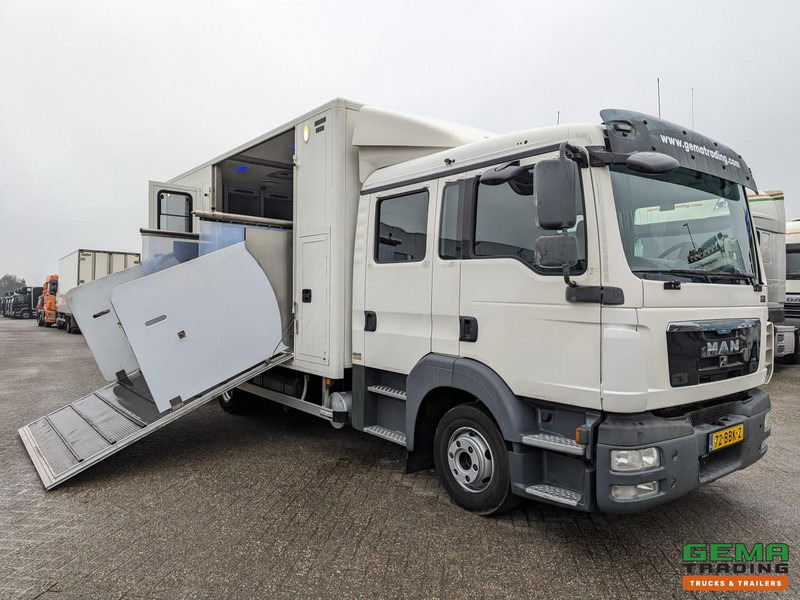MAN TGL 12.180 4x2 DoKa 7 pers. Euro5 EEV - Paardenwagen 2-Paards - 147.000km! - MARGE - Camion chevaux: photos 1 MAN TGL 12.180 4x2 DoKa 7 pers. Euro5 EEV - Paardenwagen 2-Paards - 147.000km! - MARGE - Camion chevaux: photos 1