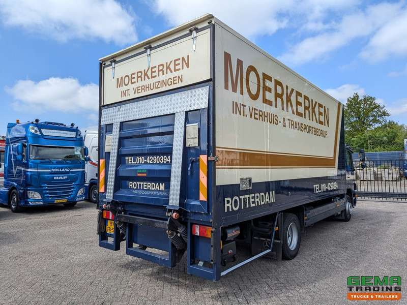 Camion à rideaux coulissants Mercedes-Benz ATEGO 1222 L 4x2 Slaapcab Euro5 - Standkachel - Schuifzeilen/Gesloten Bak 6.5m +  laadklep 1500kg: photos 8
