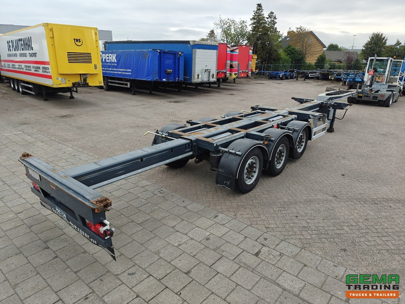 Pacton ET3 3-Assen SAF - MULTI - Schijfremmen - LiftAs - 3x Uitschuifbaar - 03/2026 APK - Semi-remorque porte-conteneur/ Caisse mobile: photos 3 Pacton ET3 3-Assen SAF - MULTI - Schijfremmen - LiftAs - 3x Uitschuifbaar - 03/2026 APK - Semi-remorque porte-conteneur/ Caisse mobile: photos 3