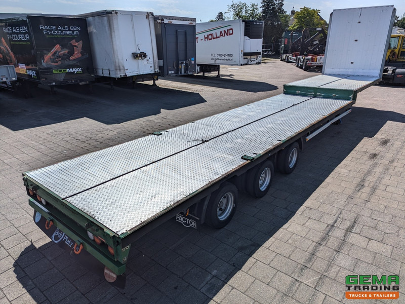 Pacton SXD3 3-Assen - Semi Dieplader - Hydr. Steunpoten - Traanplaat vloer - 3e as naloop gestuurd - Semi-remorque surbaissé: photos 2 Pacton SXD3 3-Assen - Semi Dieplader - Hydr. Steunpoten - Traanplaat vloer - 3e as naloop gestuurd - Semi-remorque surbaissé: photos 2