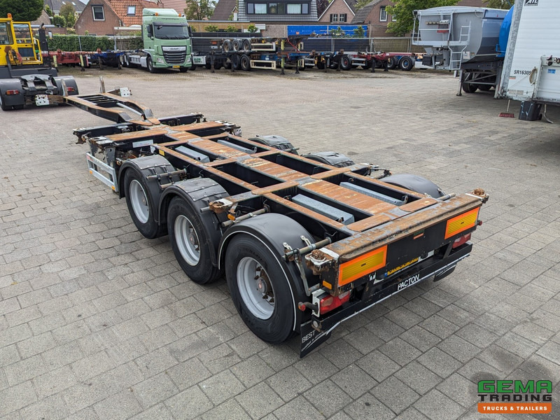 Pacton T3-010 3-Assen SAF - MULTI - Trommelremmen - LiftAs - 3x Uitschuifbaar - 07/2025APK - Semi-remorque porte-conteneur/ Caisse mobile: photos 4 Pacton T3-010 3-Assen SAF - MULTI - Trommelremmen - LiftAs - 3x Uitschuifbaar - 07/2025APK - Semi-remorque porte-conteneur/ Caisse mobile: photos 4