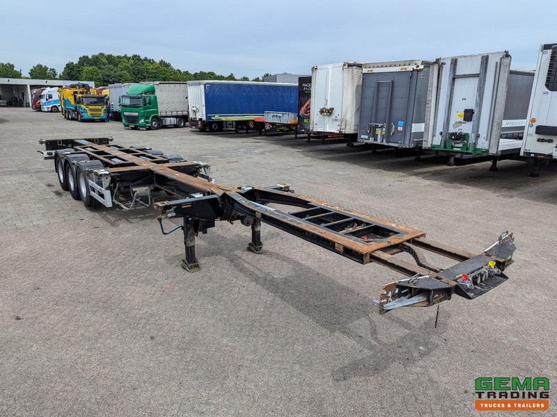 Pacton T3-010 3-Assen SAF - MULTI - Trommelremmen - LiftAs - 3x Uitschuifbaar - Semi-remorque porte-conteneur/ Caisse mobile: photos 5 Pacton T3-010 3-Assen SAF - MULTI - Trommelremmen - LiftAs - 3x Uitschuifbaar - Semi-remorque porte-conteneur/ Caisse mobile: photos 5