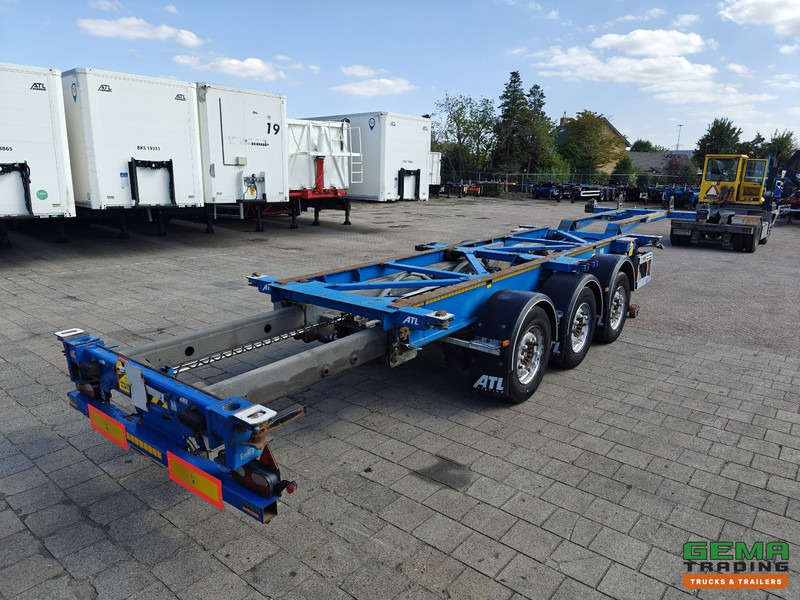 Semi-remorque porte-conteneur/ Caisse mobile Van Hool 3B0079 3-Assen SAF - Schijfremmen - Alle aansluitingen / Universeel chassis: photos 1