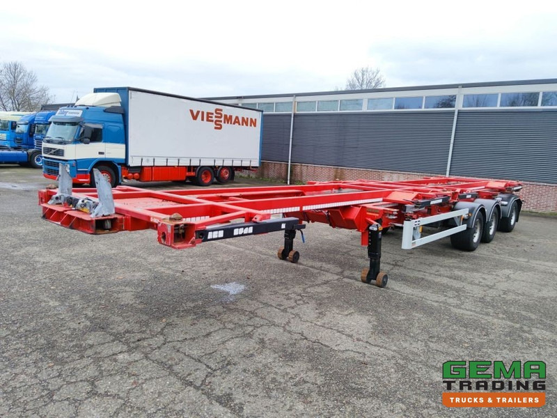 Van Hool A3C002 StuurasAs - 2x 20FT Frames - All Connections (O826) - Semi-remorque porte-conteneur/ Caisse mobile: photos 3 Van Hool A3C002 StuurasAs - 2x 20FT Frames - All Connections (O826) - Semi-remorque porte-conteneur/ Caisse mobile: photos 3