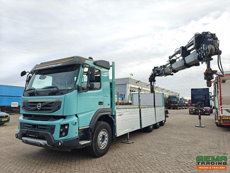 Volvo FMX 410 8x4/4 Dagcab Euro5 - Open Laadbak 6.8m + Hiab 244 E-6 Hipro - 258.000km - Naafreductie - 05/2026 APK - Camion plateau, Camion grue: photos 4 Volvo FMX 410 8x4/4 Dagcab Euro5 - Open Laadbak 6.8m + Hiab 244 E-6 Hipro - 258.000km - Naafreductie - 05/2026 APK - Camion plateau, Camion grue: photos 4