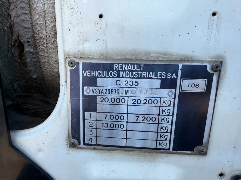 Camion benne Renault G230 4X2 Tipper Spring/Spring Manual Gearbox: photos 9