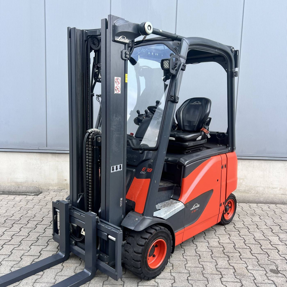 Linde E18P (386-02) EVO - Chariot élévateur électrique: photos 1 Linde E18P (386-02) EVO - Chariot élévateur électrique: photos 1