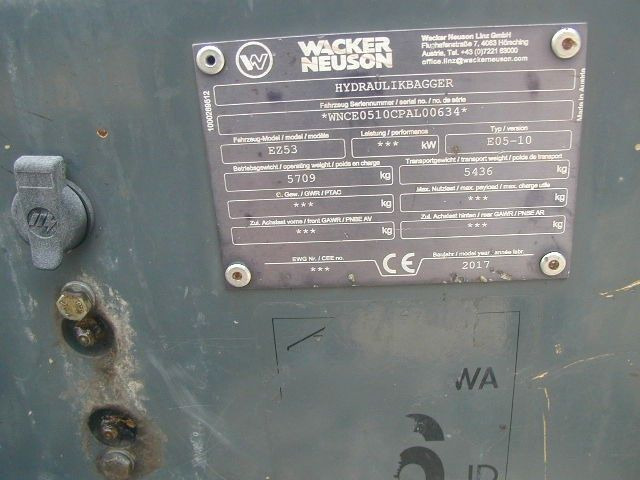 Pelle sur chenille Wacker EZ53: photos 6