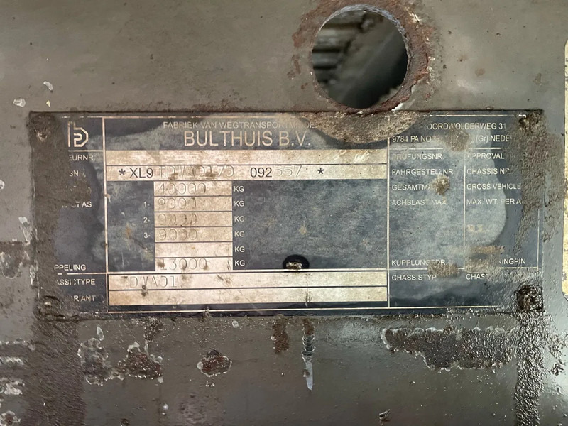 Semi-remorque à fond mouvant Bulthuis 92m3 Cargo Floor Liftas Schijfremmen APK/TUV 11/2025: photos 19