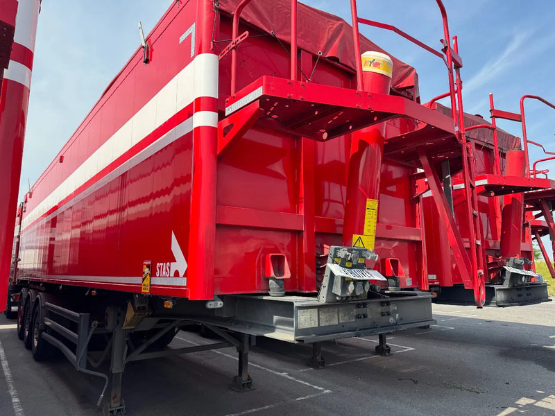 Stas S300CX 58m3 Alcoa SAF Klep Deuren combi top condition 6340kg - Semi-remorque benne: photos 2 Stas S300CX 58m3 Alcoa SAF Klep Deuren combi top condition 6340kg - Semi-remorque benne: photos 2