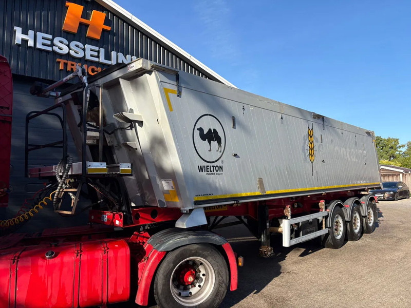 Wielton 45m3 Kipper Liftas Automatisch afdekzeil SAF Schijfremmen APK 12-2025 - Semi-remorque benne: photos 1 Wielton 45m3 Kipper Liftas Automatisch afdekzeil SAF Schijfremmen APK 12-2025 - Semi-remorque benne: photos 1