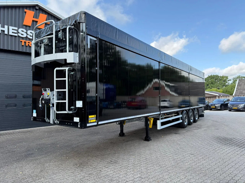 Kraker K-Force 92m3 Black, Liftas - 10MM Vloer, Afstandsbediening - Semi-remorque à fond mouvant: photos 1 Kraker K-Force 92m3 Black, Liftas - 10MM Vloer, Afstandsbediening - Semi-remorque à fond mouvant: photos 1