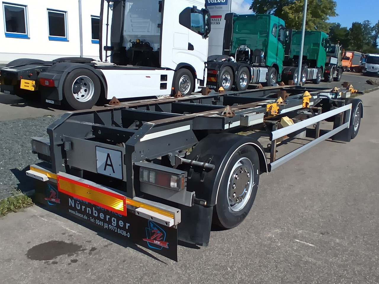 Hüffermann 2-A VARIO-CARRIER VERZINKT SAFETYFIX Reifen/TÜV - Remorque ampliroll/ Multibenne: photos 1 Hüffermann 2-A VARIO-CARRIER VERZINKT SAFETYFIX Reifen/TÜV - Remorque ampliroll/ Multibenne: photos 1