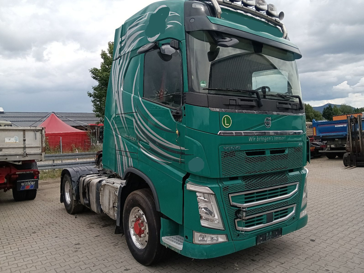 Volvo FH 500 4x2T X-Track Globe I-PARC Hydraulik ALCOA - Tracteur routier: photos 4 Volvo FH 500 4x2T X-Track Globe I-PARC Hydraulik ALCOA - Tracteur routier: photos 4