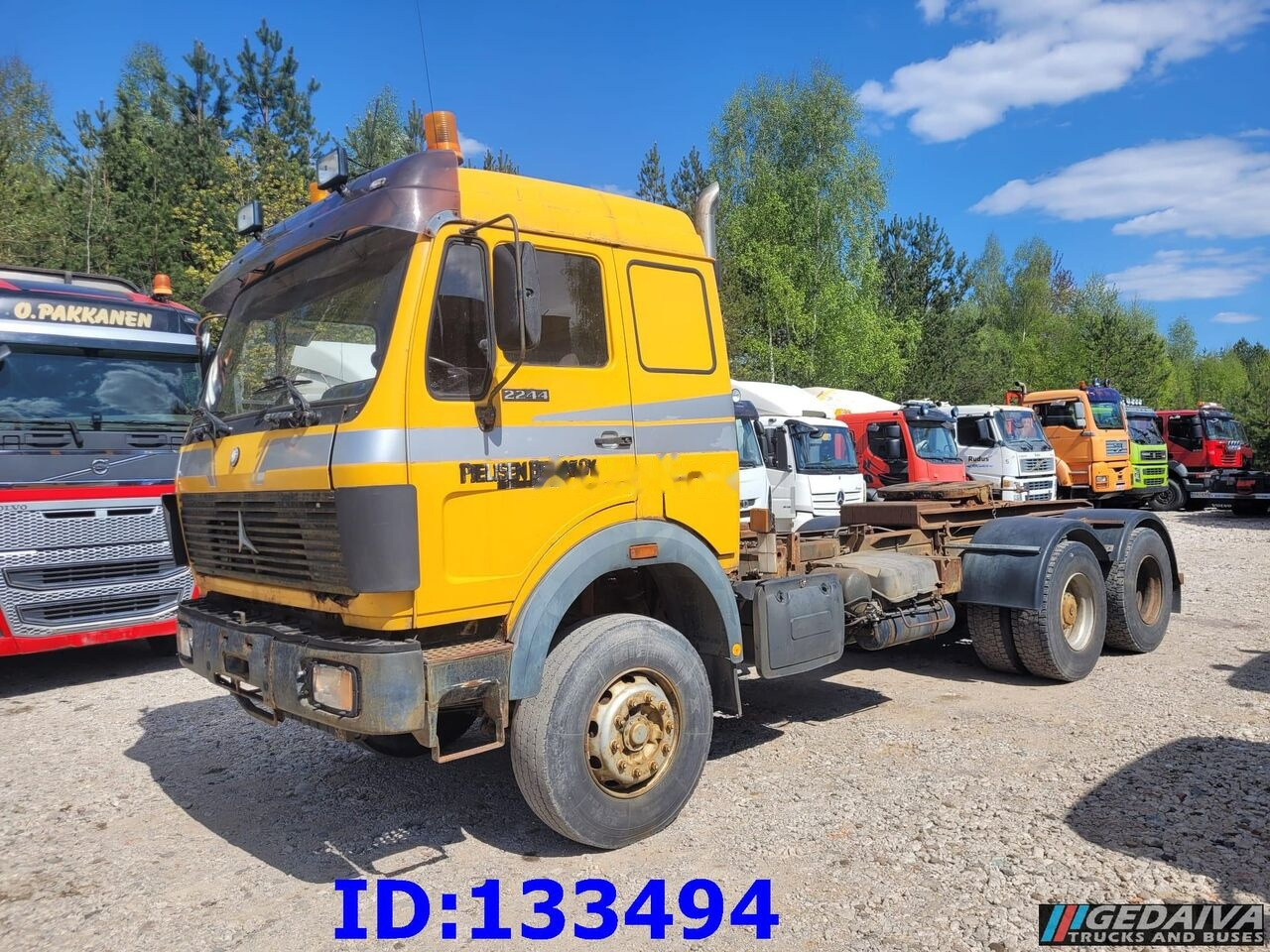 Tracteur routier Mercedes-Benz SK 2544 6x2 - Manual - Full Steel: photos 1