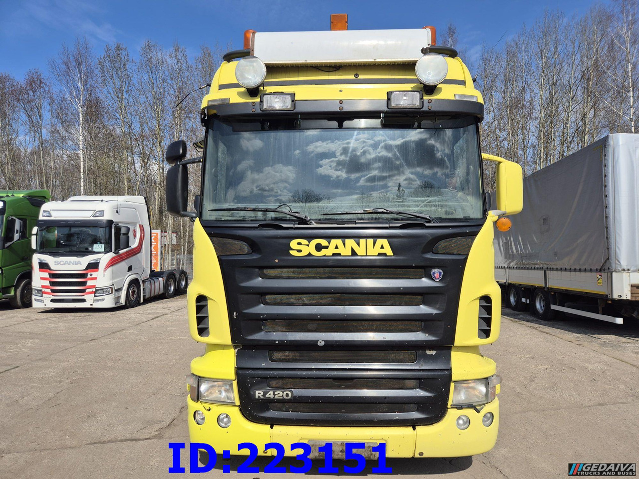 SCANIA R420 6x2 + Crane Palfinger PK23500 - Tracteur routier: photos 2 SCANIA R420 6x2 + Crane Palfinger PK23500 - Tracteur routier: photos 2