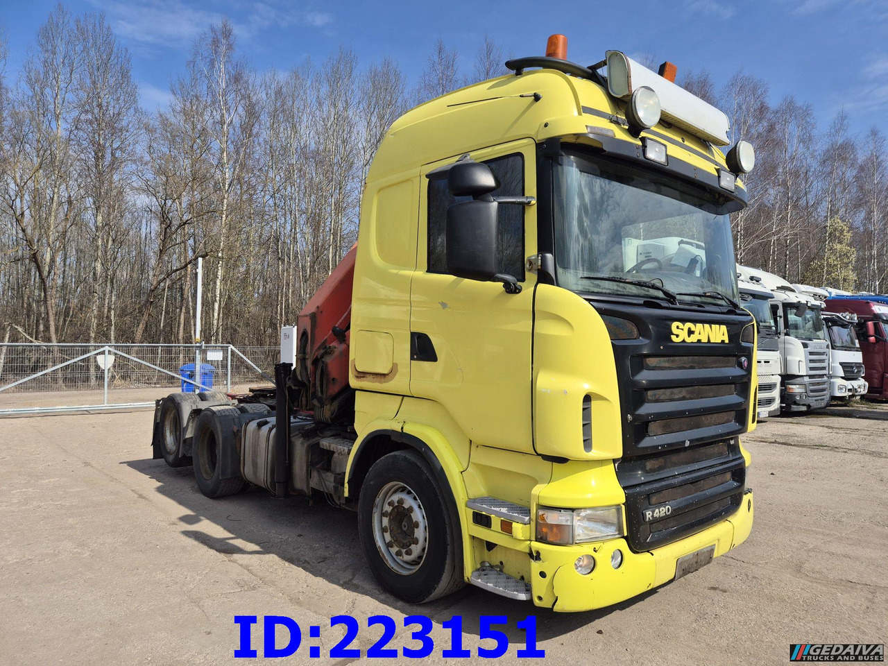 SCANIA R420 6x2 + Crane Palfinger PK23500 - Tracteur routier: photos 4 SCANIA R420 6x2 + Crane Palfinger PK23500 - Tracteur routier: photos 4